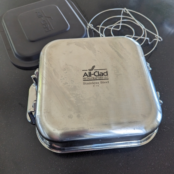 All-Clad Stainless Steel Roaster - Picture 3 of 7